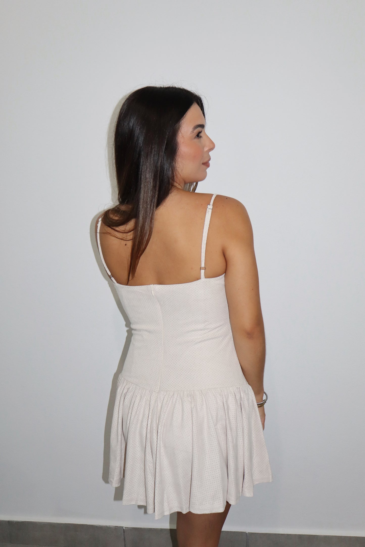 Suede Mini Dress