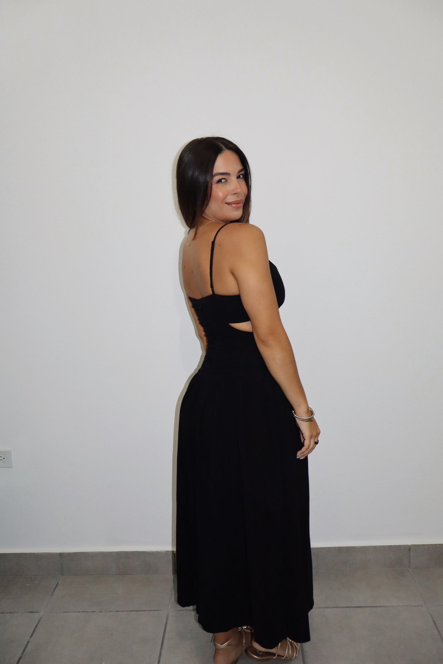 Cut Out Midi Dress