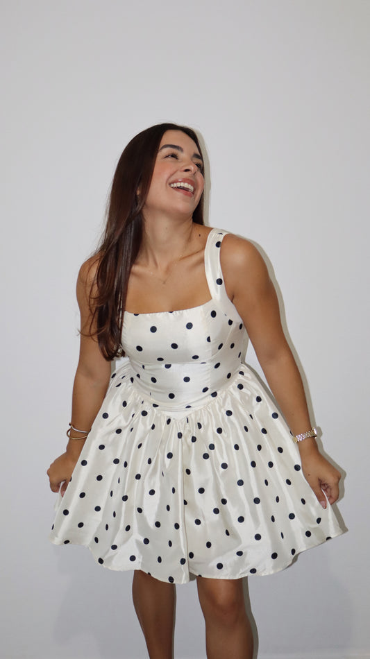 Polka Dot Mini Dress