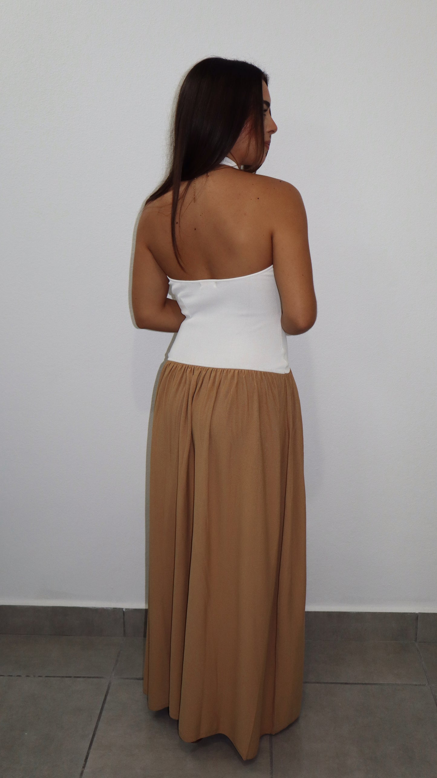Camel Maxi Dress
